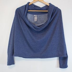 Champion | Cropped Oversized Cowl Neck Sweatshirt